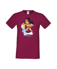 Мъжка Тениска Dc Justice League Super Heroes Wonder Woman