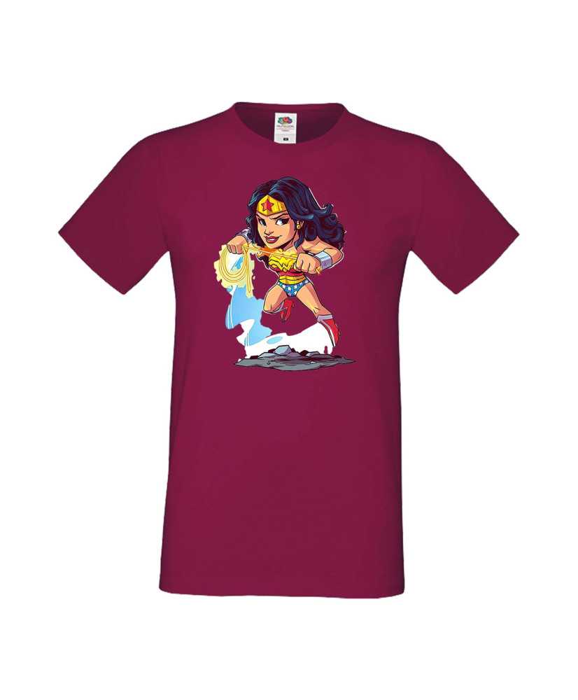 Мъжка Тениска Dc Justice League Super Heroes Wonder Woman