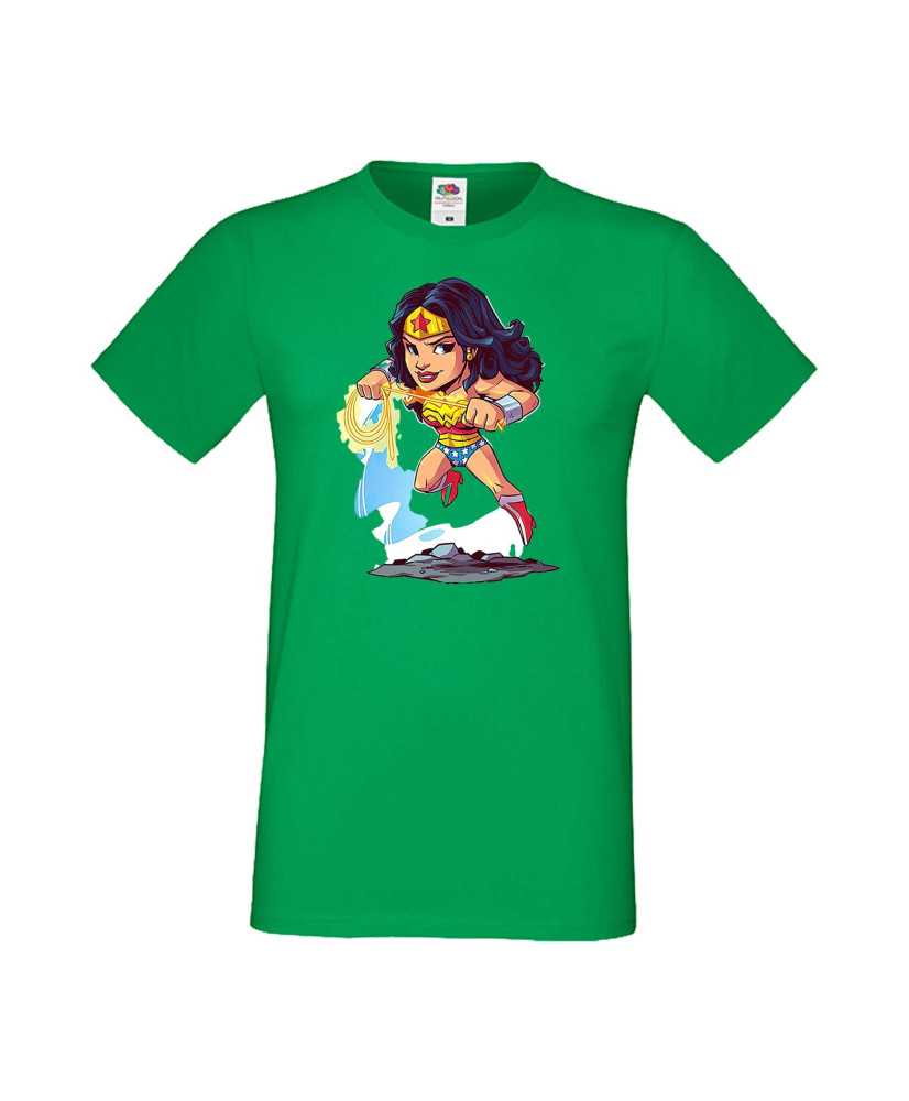 Мъжка Тениска Dc Justice League Super Heroes Wonder Woman