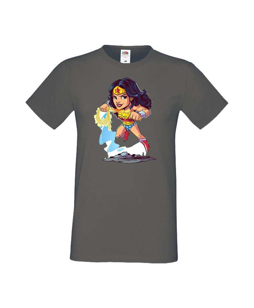 Мъжка Тениска Dc Justice League Super Heroes Wonder Woman