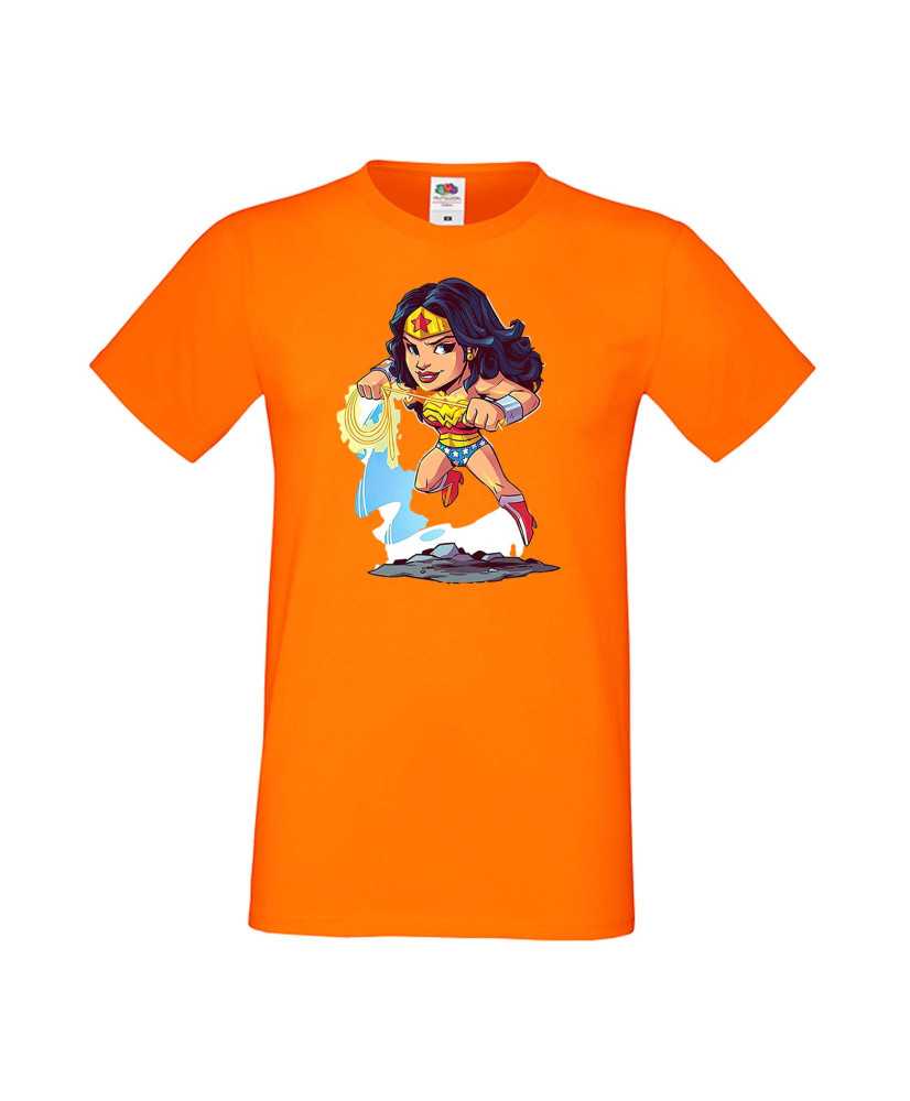 Мъжка Тениска Dc Justice League Super Heroes Wonder Woman