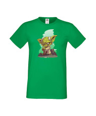 Мъжка Тениска Star Wars  Yoda