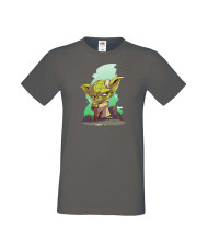 Мъжка Тениска Star Wars  Yoda
