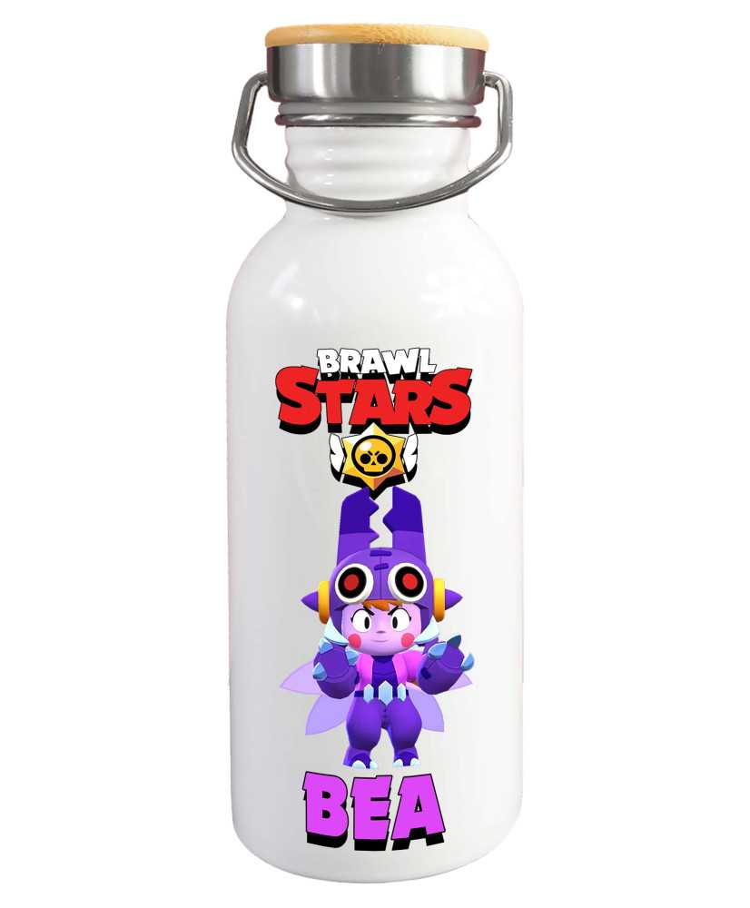 Стоманена Бутилка За Вода С Принт Brawl Stars Bea Mega Beetle