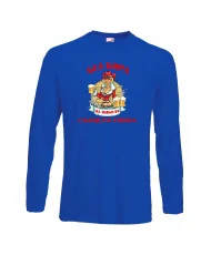 Мъжка тениска Никулден БЕЗ БИРА на Никола СЪРЦЕТО СПИРА ЗИМА