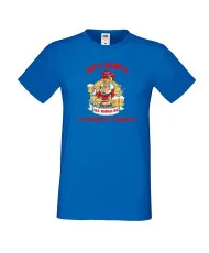 Мъжка тениска Никулден БЕЗ БИРА на Никола СЪРЦЕТО СПИРА ЗИМА