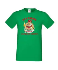 Мъжка тениска Никулден БЕЗ РАКИЯ на Николай СЪРЦЕТО СПИРА ЗИМА