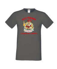 Мъжка тениска Никулден БЕЗ РАКИЯ на Николай СЪРЦЕТО СПИРА ЗИМА