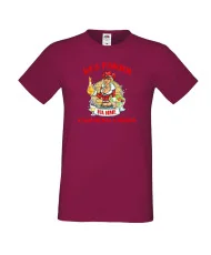 Мъжка тениска БЕЗ РАКИЯ на [Вашето име] СЪРЦЕТО СПИРА  ЗИМА