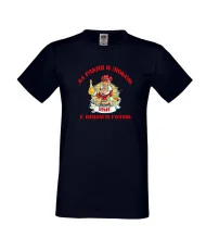 Мъжка тениска За Ракия и любов [Вашето ИМЕ] винаги готов  ЗИМА