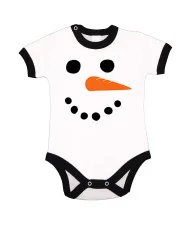 Бебешко боди Merry Christmas Snowman