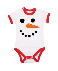 Бебешко боди Merry Christmas Snowman