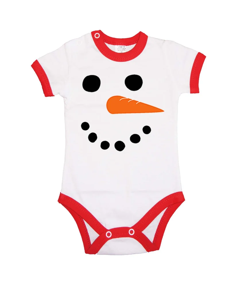 Бебешко боди Merry Christmas Snowman