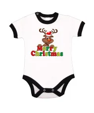 Бебешко боди Коледа Merry Christmas Deer