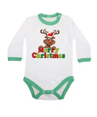 Бебешко боди Коледа Merry Christmas Deer