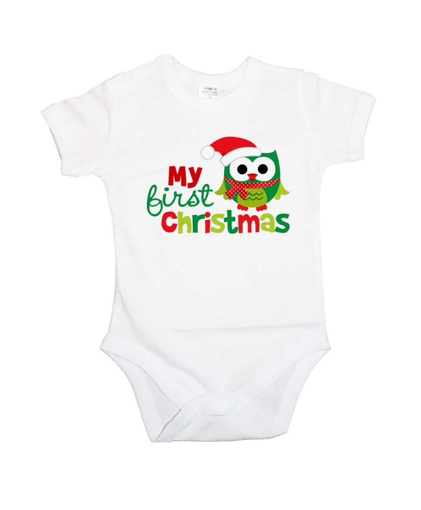 Бебешко боди Коледа My first Christmas OWL