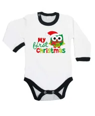 Бебешко боди Коледа My first Christmas OWL