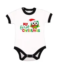 Бебешко боди Коледа My first Christmas OWL