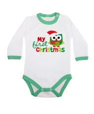 Бебешко боди Коледа My first Christmas OWL