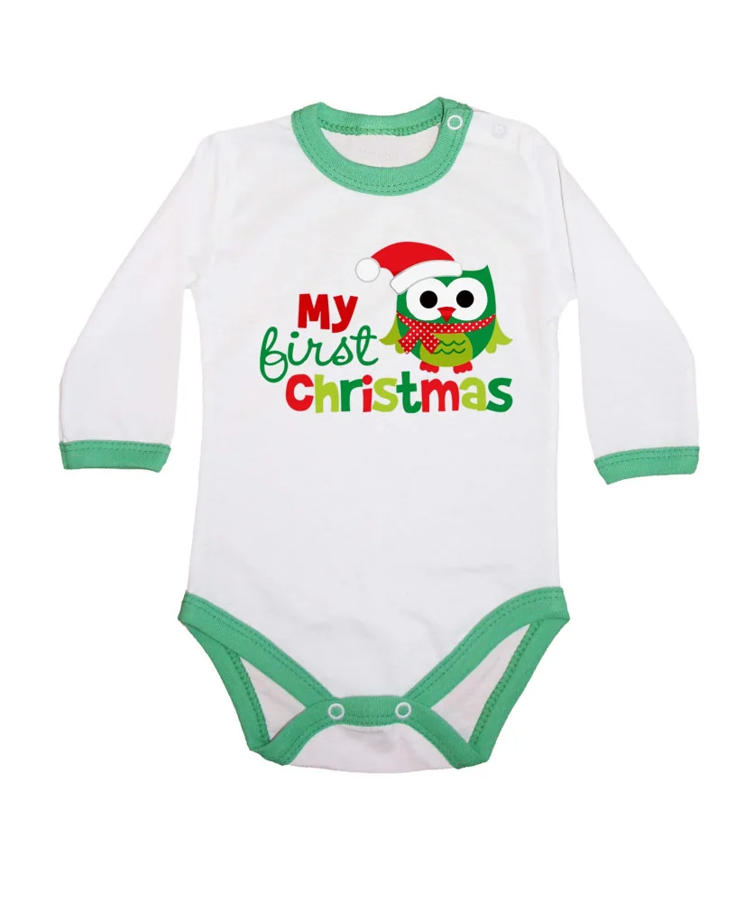 Бебешко боди Коледа My first Christmas OWL