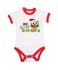 Бебешко боди Коледа My first Christmas OWL