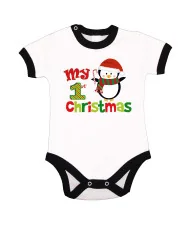 Бебешко боди Merry Christmas Penguin
