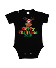 Бебешко боди Коледа Merry Christmas 2018 Deer 1