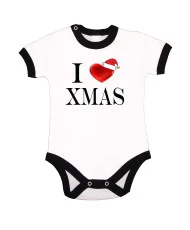 Бебешко боди Коледа Merry Christmas "I Love Christmas"