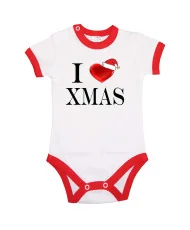 Бебешко боди Коледа Merry Christmas "I Love Christmas"