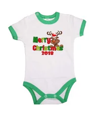 Бебешко боди Коледа Merry Christmas 2018 Deer 2