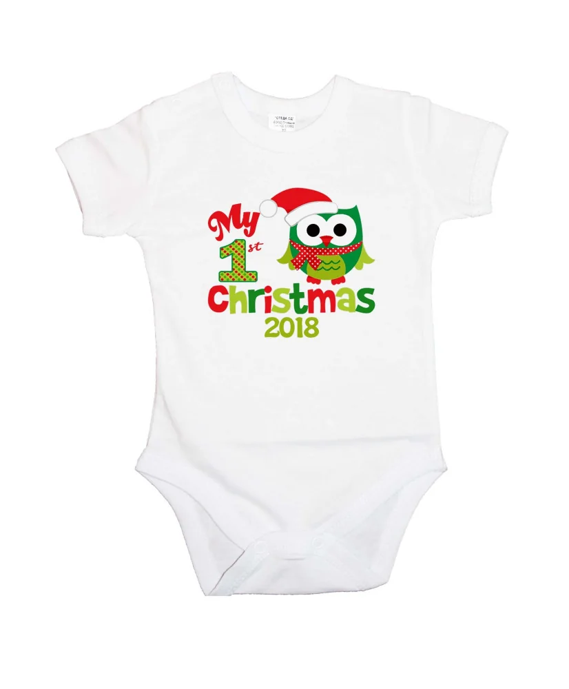 Бебешко боди Merry Christmas 2016 Owl