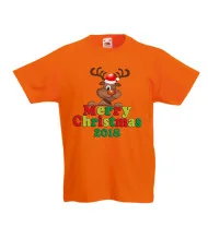 Детска тениска Коледа Merry Christmas 2018 DEER 1