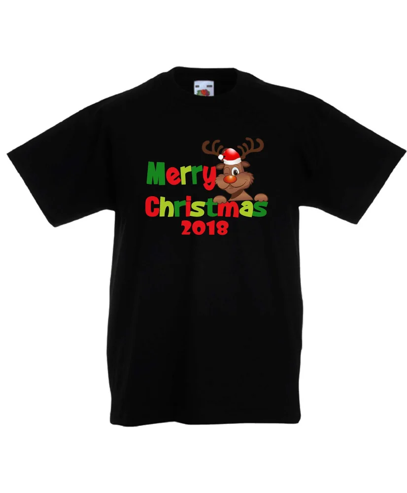 Детска тениска Коледа Merry Christmas Deer 1