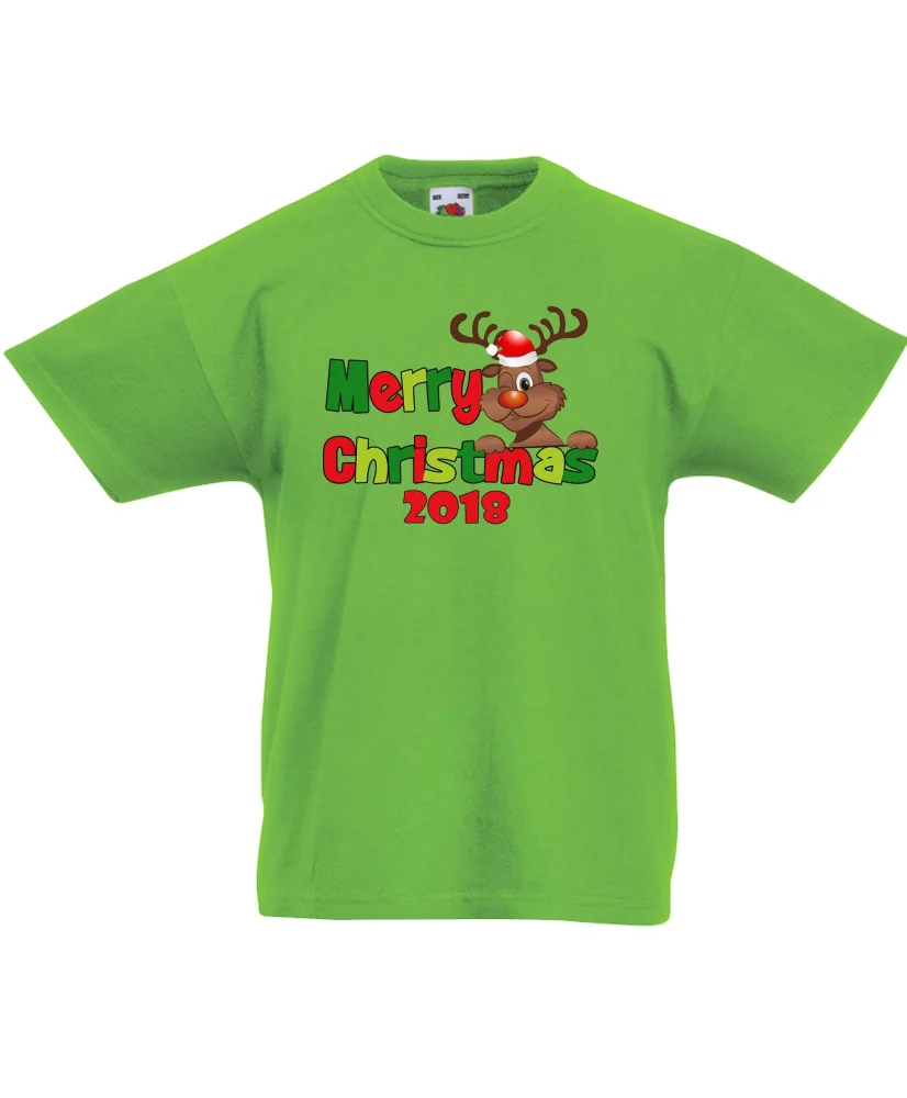 Детска тениска Коледа Merry Christmas Deer 1