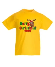 Детска тениска Коледа Merry Christmas Deer 1