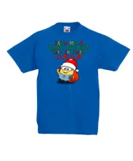 Детска тениска Коледа Защо ми е дядо коледа ЛЕЛЯ миньон