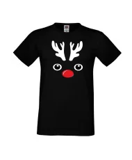 Мъжка тениска Коледа DEER FACE