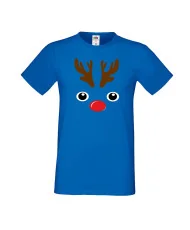Мъжка тениска Коледа DEER FACE