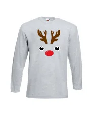 Мъжка тениска Коледа DEER FACE
