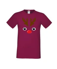 Мъжка тениска Коледа DEER FACE