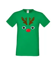 Мъжка тениска Коледа DEER FACE