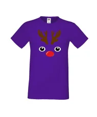 Мъжка тениска Коледа DEER FACE
