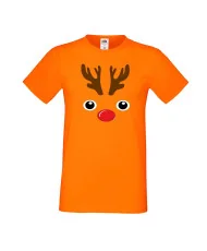 Мъжка тениска Коледа DEER FACE