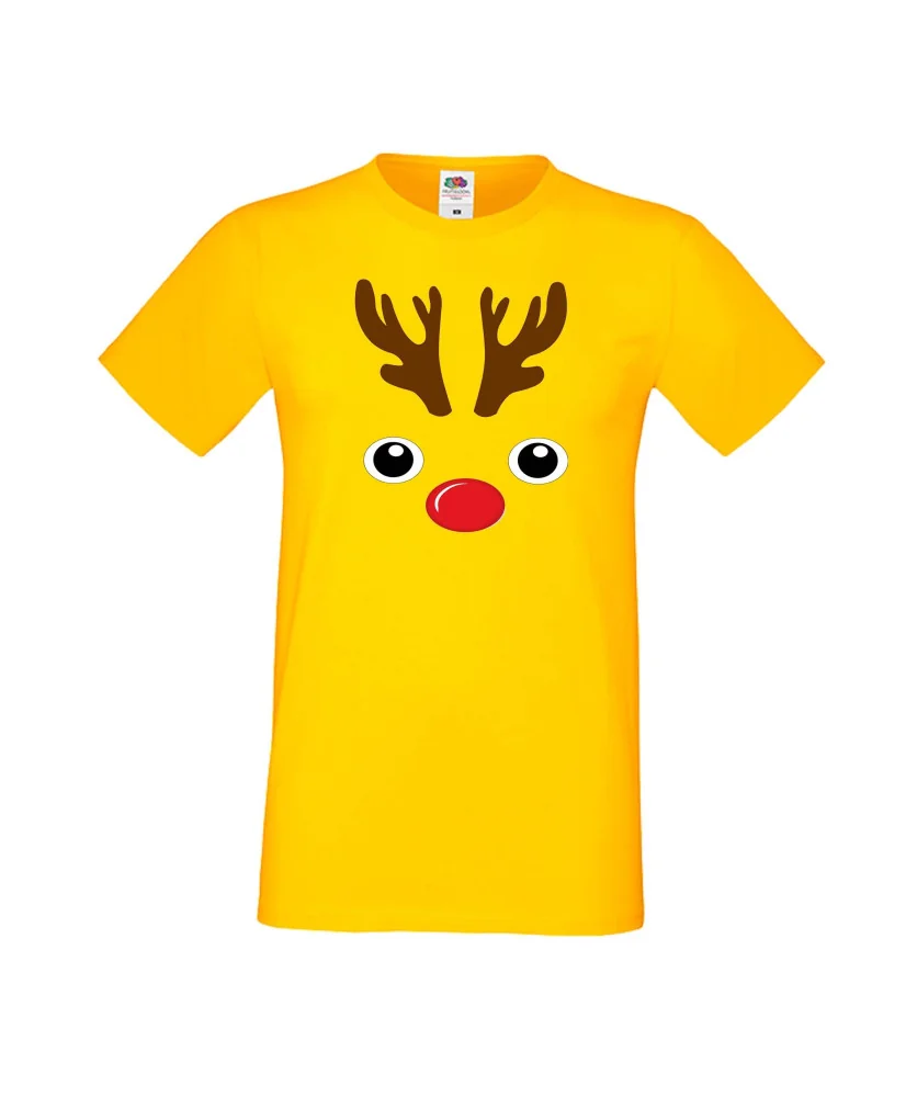 Мъжка тениска Коледа DEER FACE