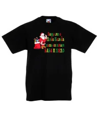 Детска тениска Коледа SANTA clause Защо ми е Дядо Коледа като си имам БАБА И ДЯДО