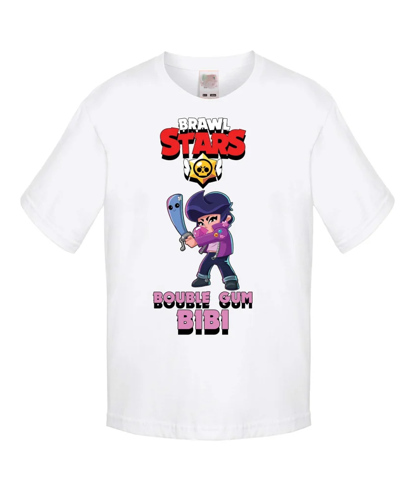 Детска тениска Bouble Gum Bibi Brawl Stars Детска тениска Bouble Gum Bibi Brawl Stars