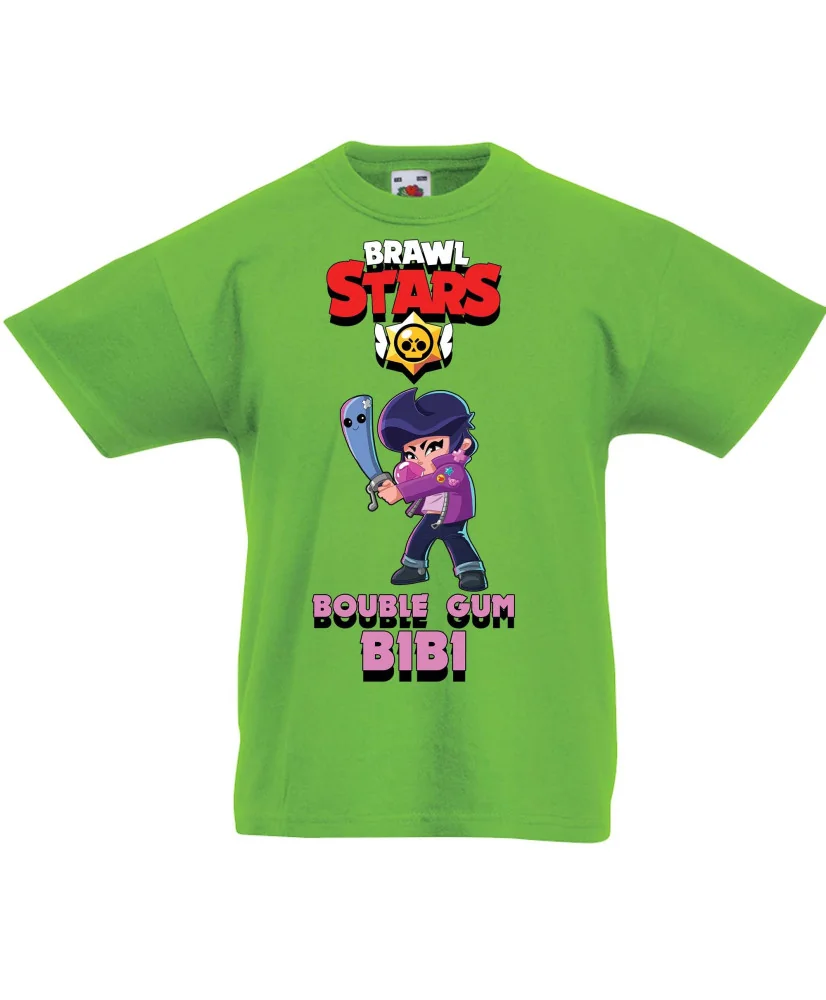 Детска тениска Bouble Gum Bibi Brawl Stars Детска тениска Bouble Gum Bibi Brawl Stars