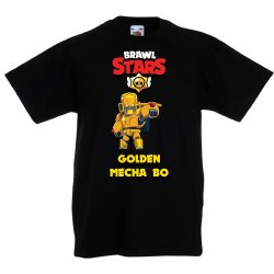 Детска тениска Golden Mecha Bo  Brawl Stars