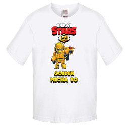Детска тениска Golden Mecha Bo  Brawl Stars