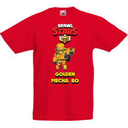 Детска тениска Golden Mecha Bo  Brawl Stars